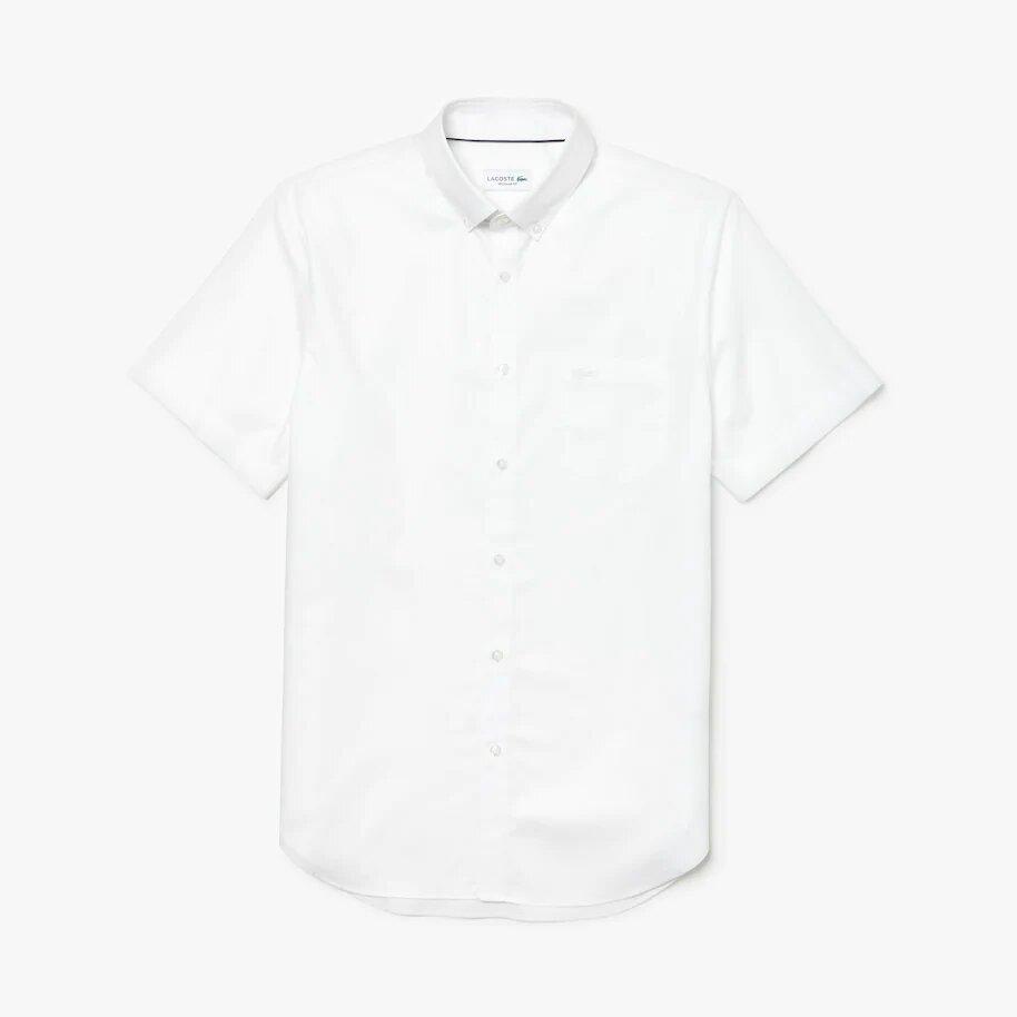 Chemisette Lacoste coupe droite mini piqué coton