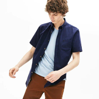Chemisette Lacoste coupe droite mini piqué coton