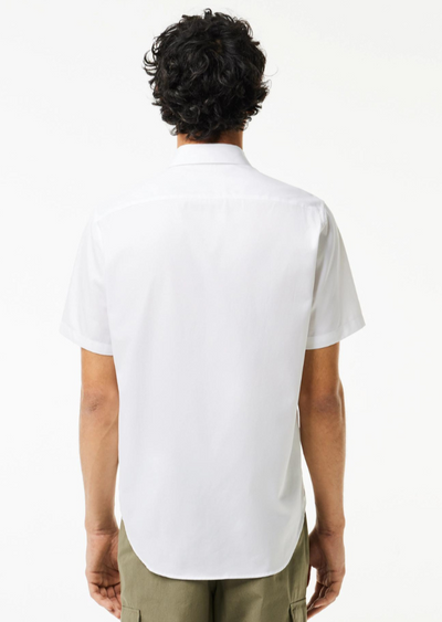Chemise manches courtes Lacoste blanche