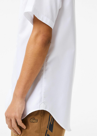 Chemise manches courtes Lacoste blanche