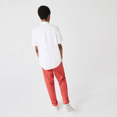 Chemise manches courtes Lacoste blanche