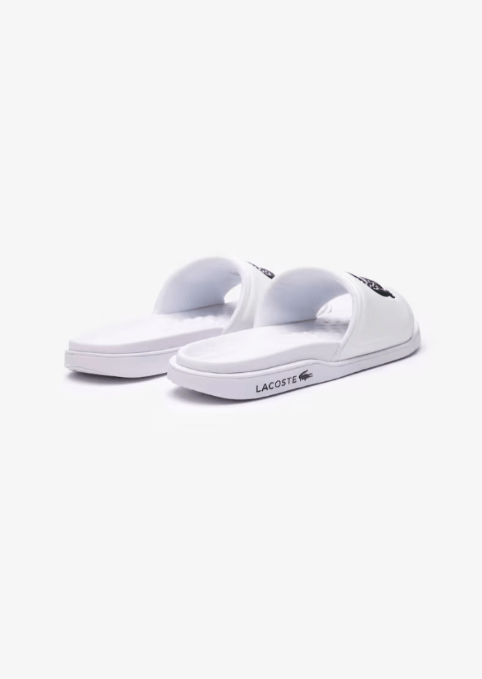 Claquettes Lacoste blanches