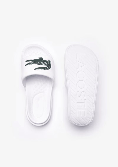 Claquettes Lacoste blanches
