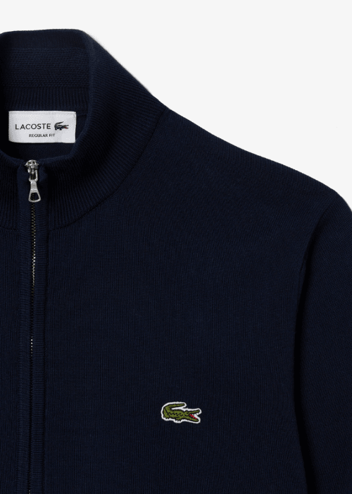 Gilet zippé Lacoste marine