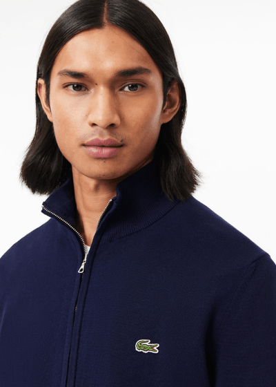 Gilet zippé Lacoste marine
