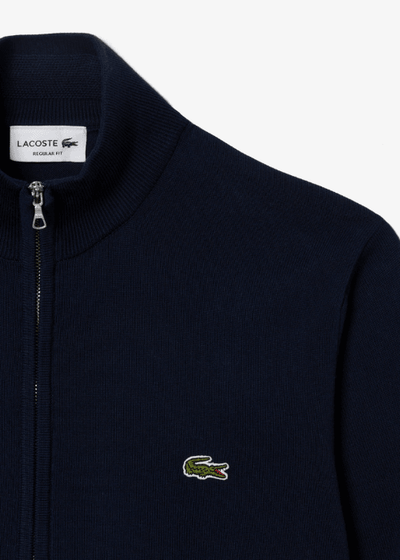 Gilet zippé Lacoste marine
