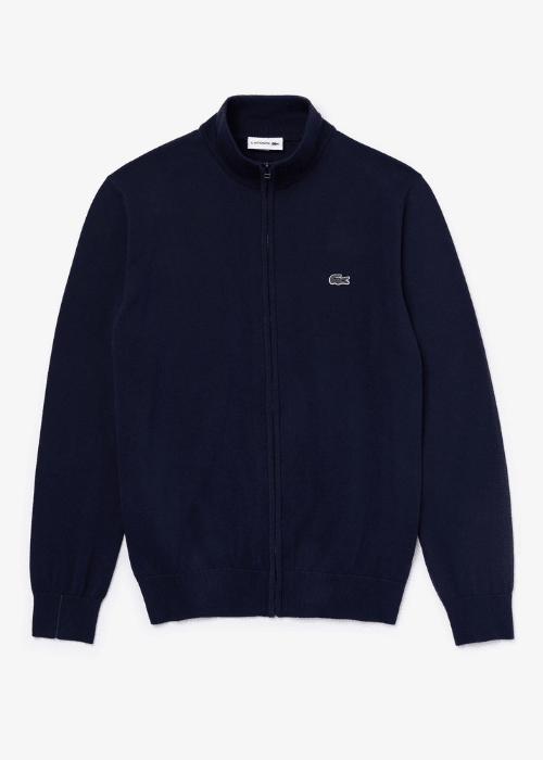 Gilet zippé Lacoste marine