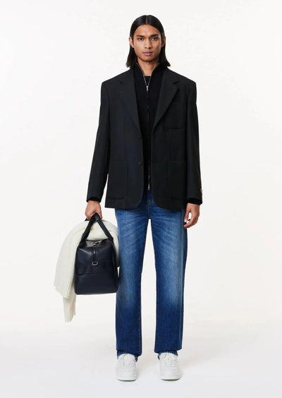 Gilet zippé Lacoste noir