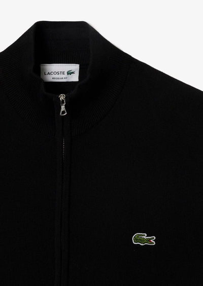 Gilet zippé Lacoste noir