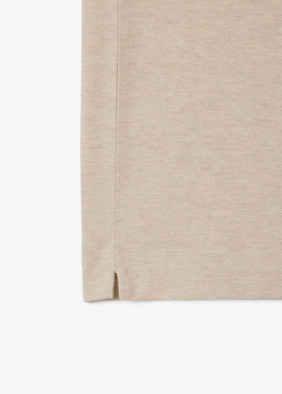 Polo Paris Lacoste beige chiné