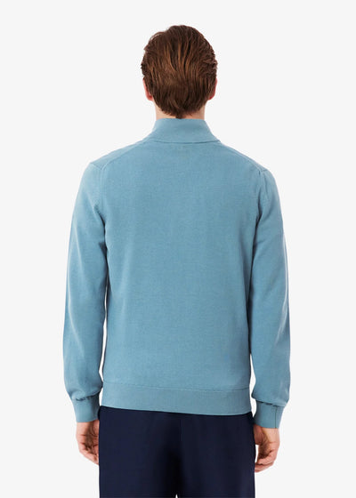 Pull camionneur Lacoste bleu