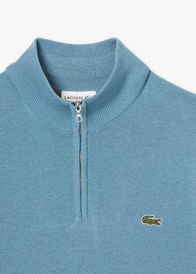 Pull camionneur Lacoste bleu