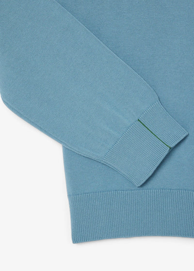 Pull camionneur Lacoste bleu