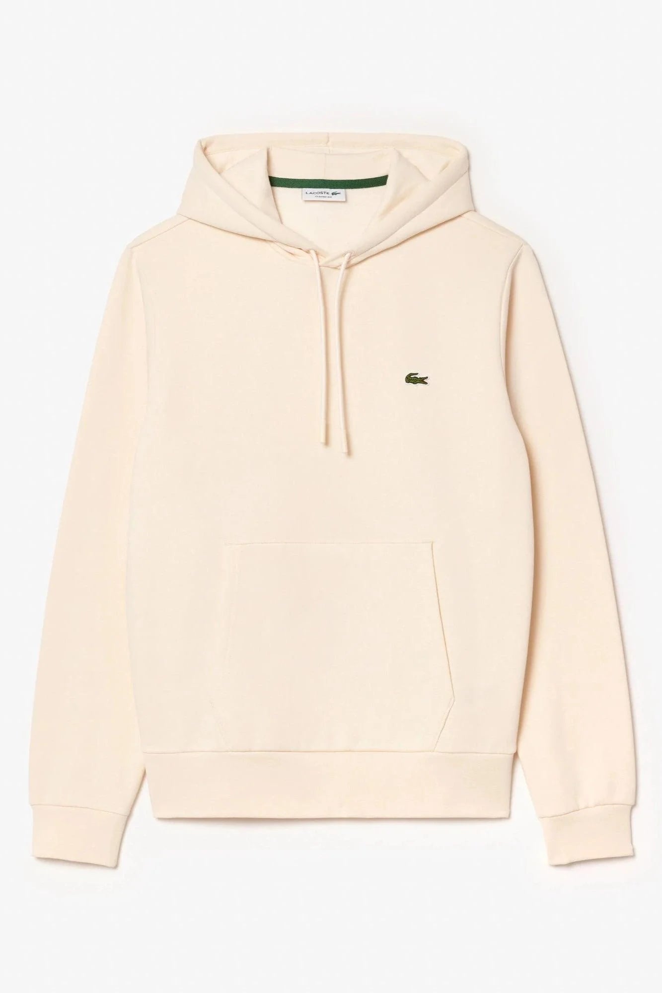 Sweat à capuche Lacoste beige