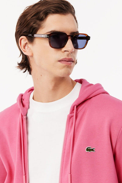 Sweat à capuche Lacoste rose