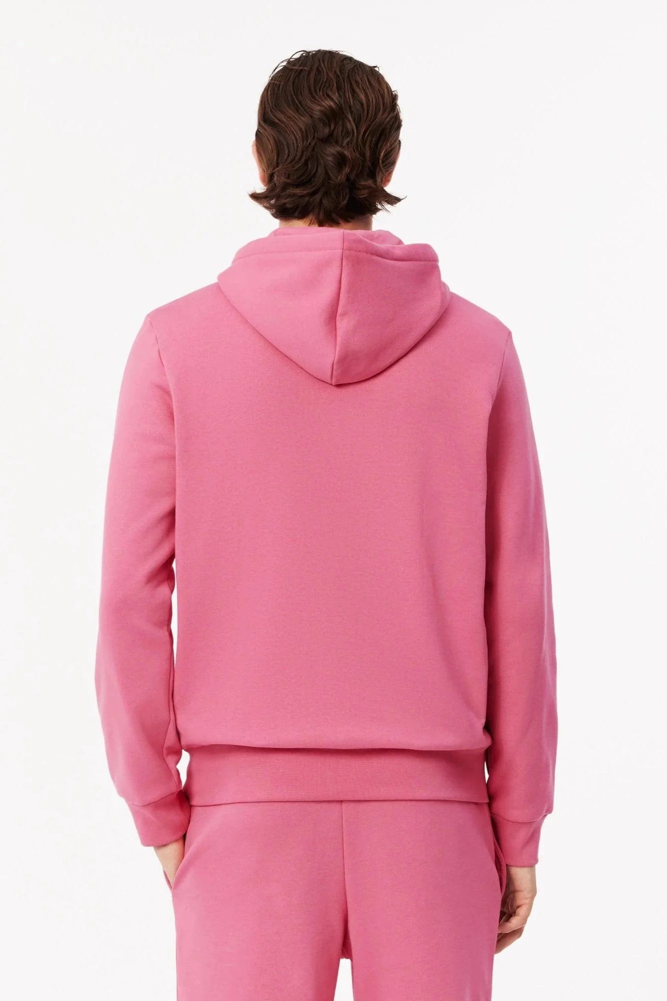 Sweat à capuche Lacoste rose