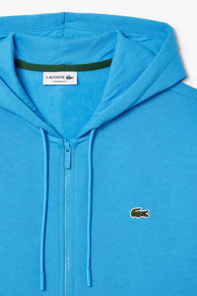 Sweat à capuche Lacoste bleu