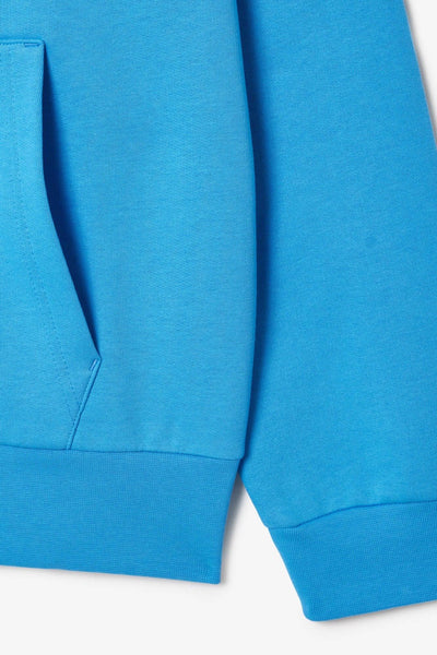 Sweat à capuche Lacoste bleu