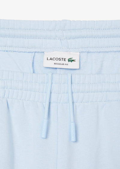 Short Lacoste bleu en molleton