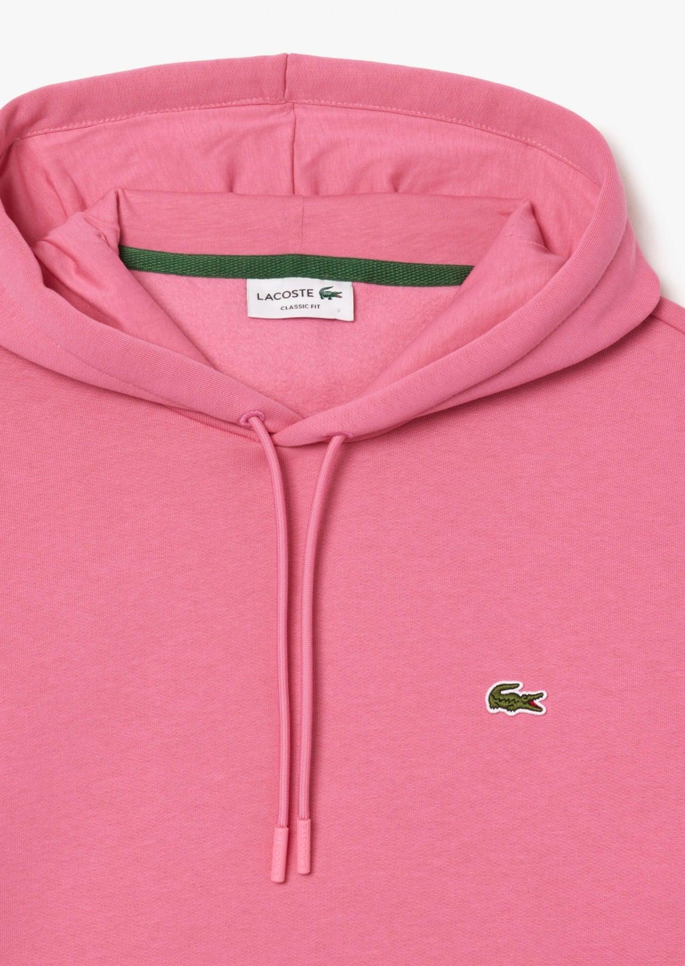 Sweat à capuche Lacoste rose
