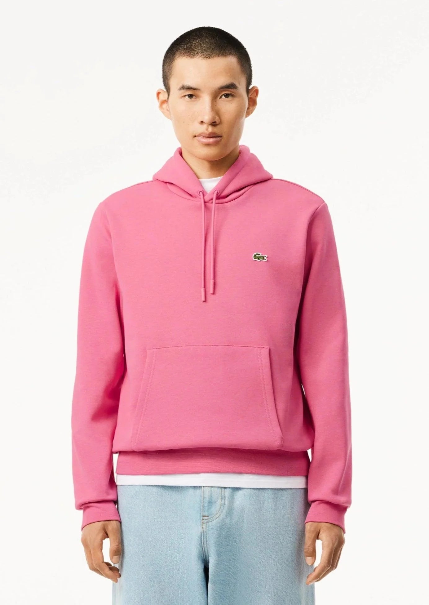 Sweat à capuche Lacoste rose