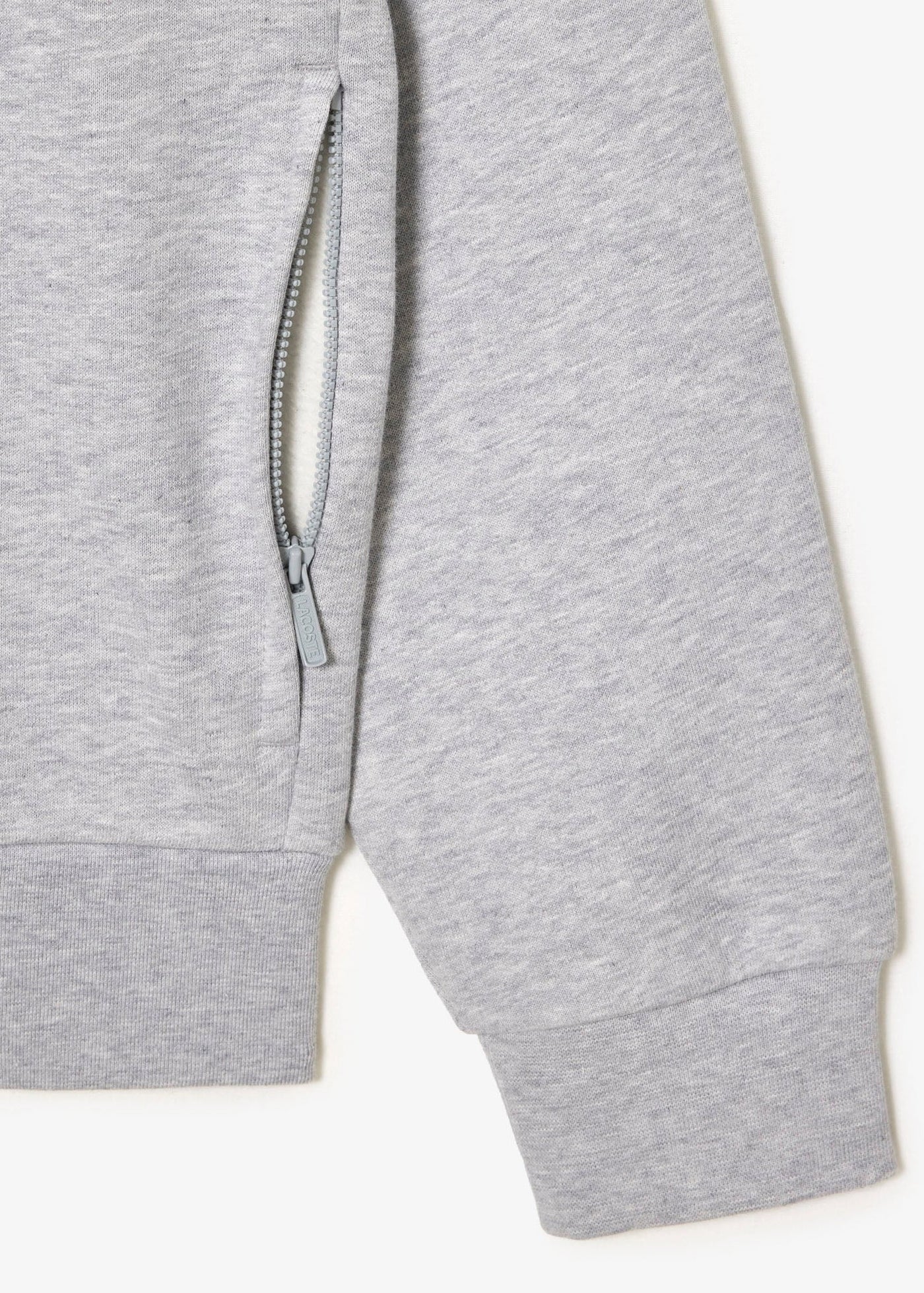 Sweat zippé Lacoste gris