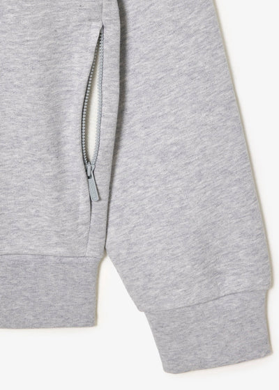 Sweat zippé Lacoste gris