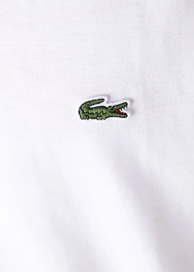 T-shirt col V Lacoste blanc