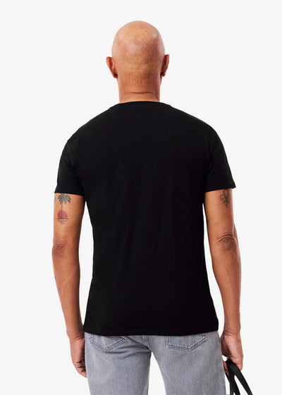T-shirt col V Lacoste noir